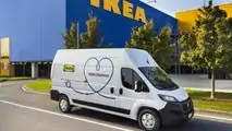 La flotta di Fiat Professional E-Ducato di Ikea