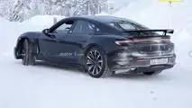 High-performance Porsche Taycan spy photo
