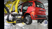 La nuova Fiat Panda nello stabilimento di Pomigliano
