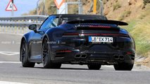 Porsche 911 Turbo trio spy photo