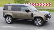 Land Rover Defender V8 Spy Photos