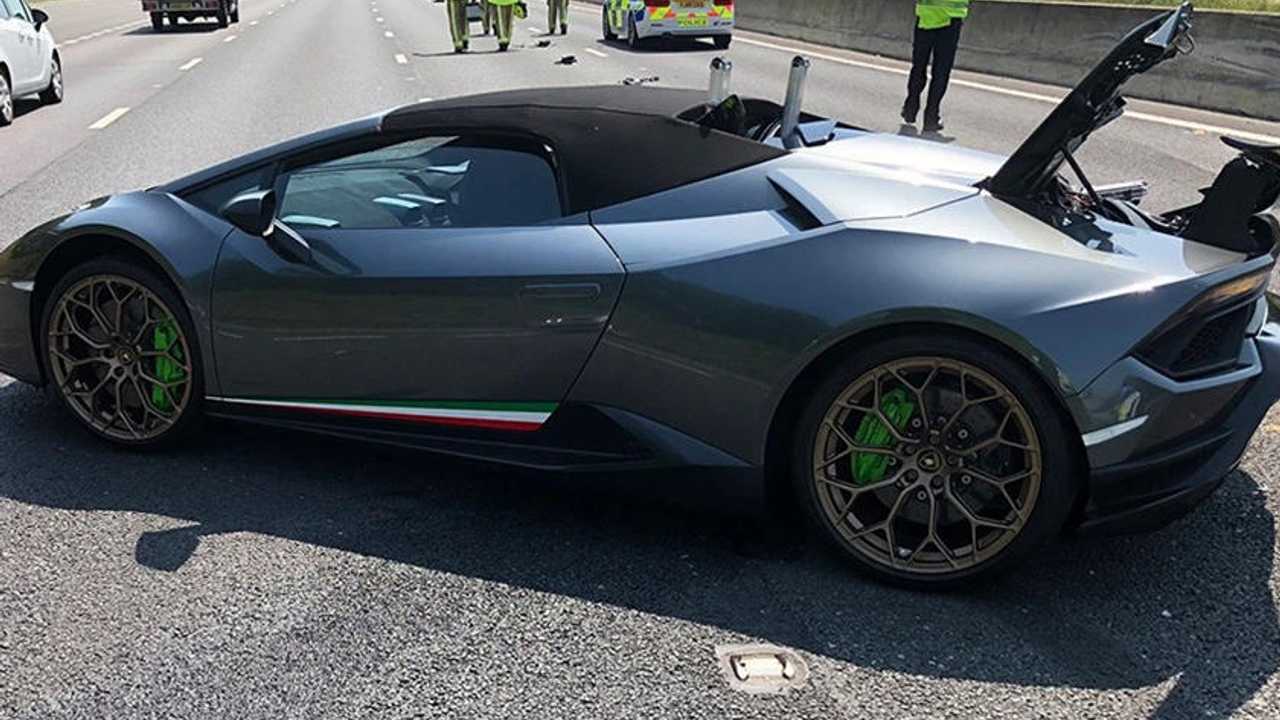 Lamborghini Huracan Performante baleset