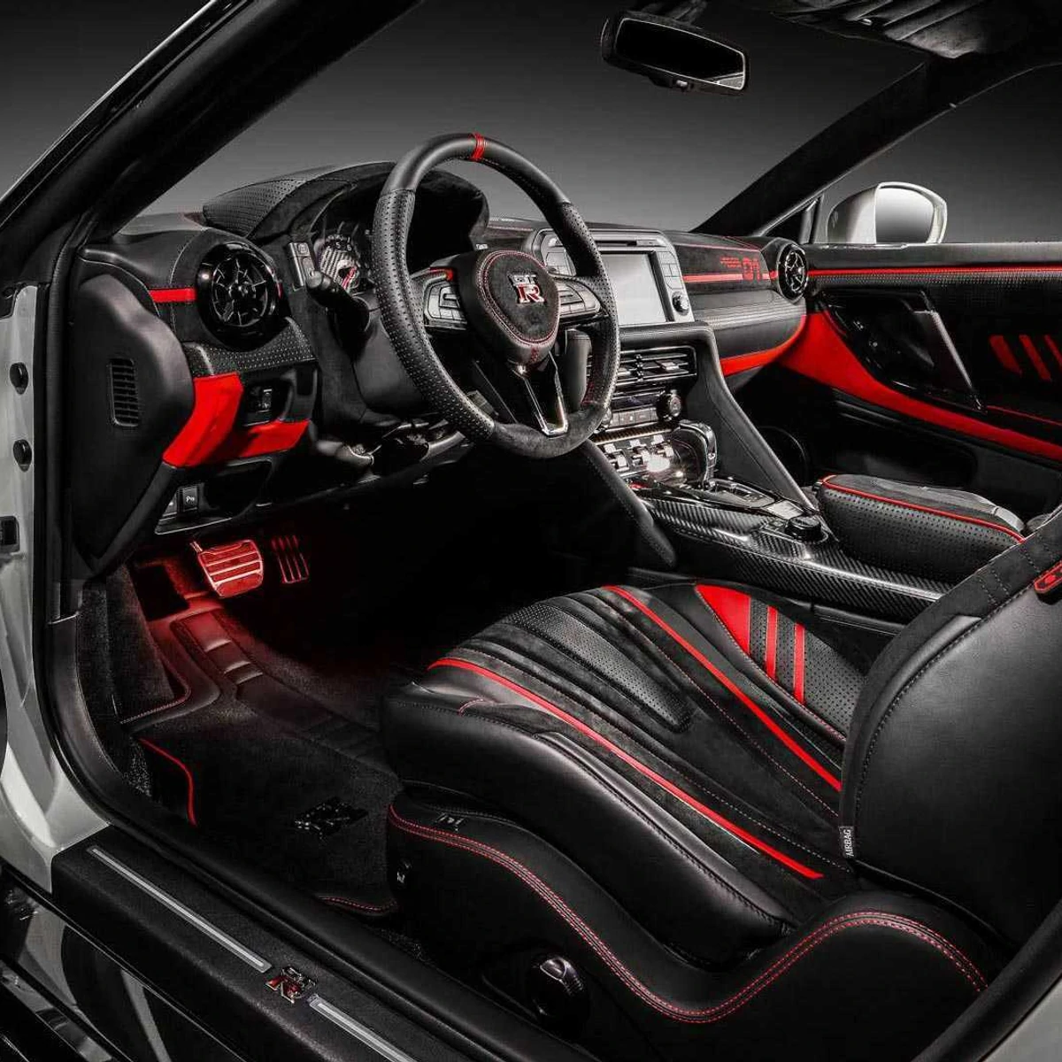 Nissan Gt R Gets Vibrant Custom Interior From Carlex Design