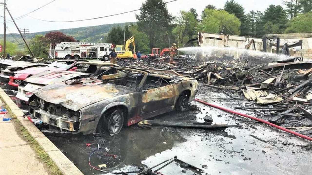 Incendie Chevrolets sur un tournage HBO