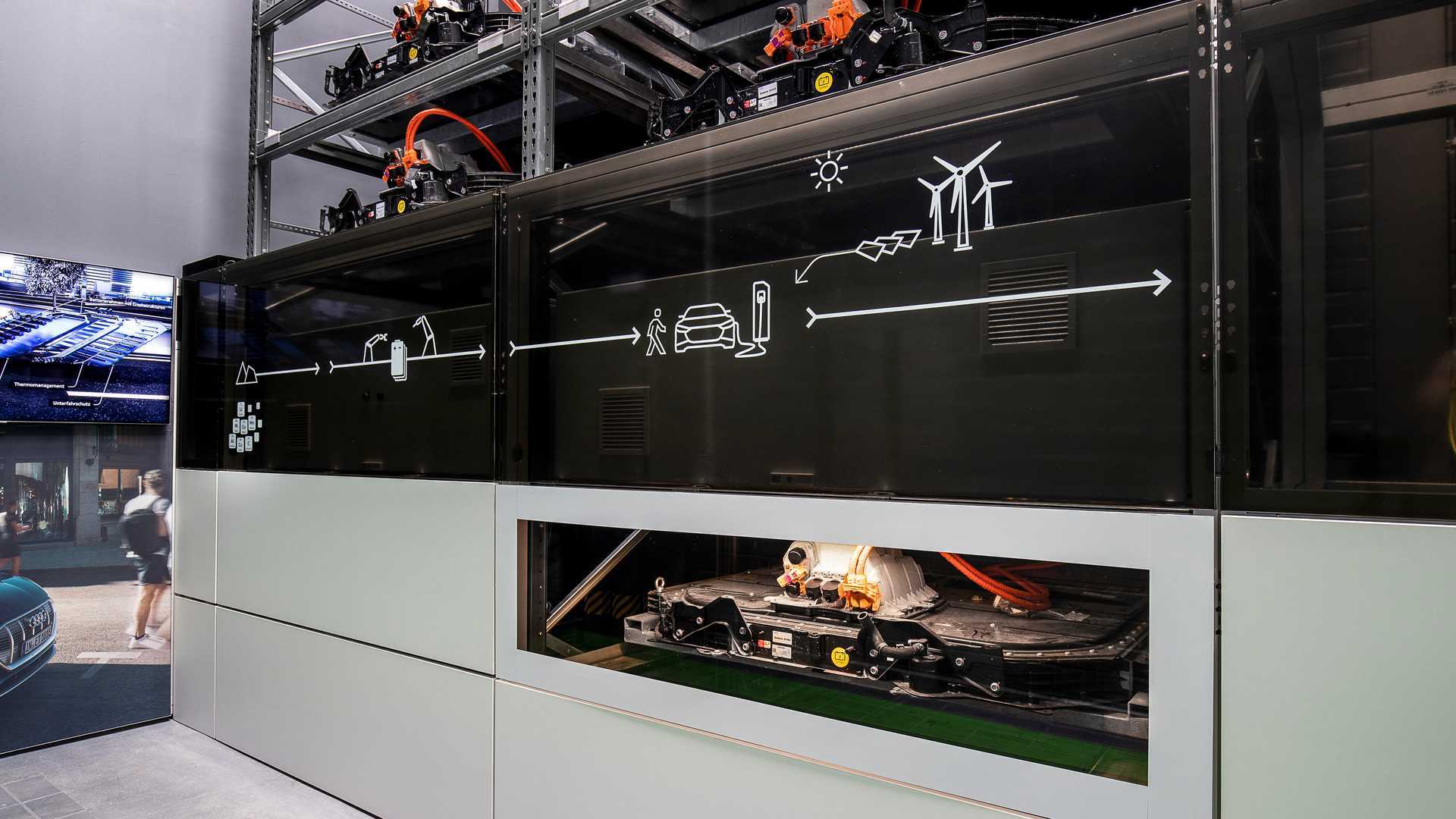 Audi Battery Storage Unit on Berlin EUREF Campus