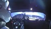 Tesla Roadster Im Weltraum