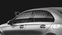 Mercedes Classe A berlina, il rendering