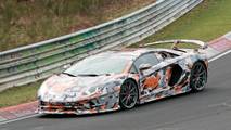 2019 Lamborghini Aventador SV Jota spy shots