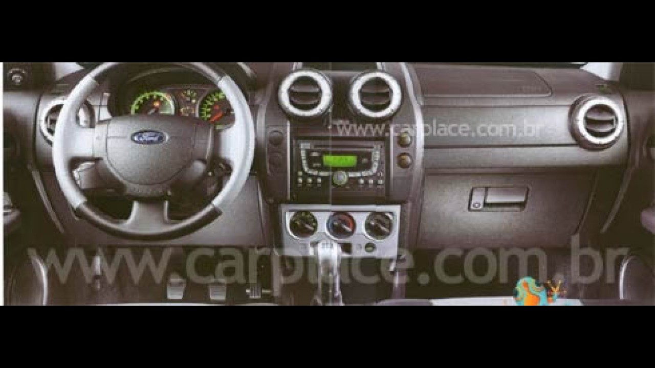Exclusivo - Ford Ecosport 2008 - Veja como ficou o painel - Fotos Oficiais