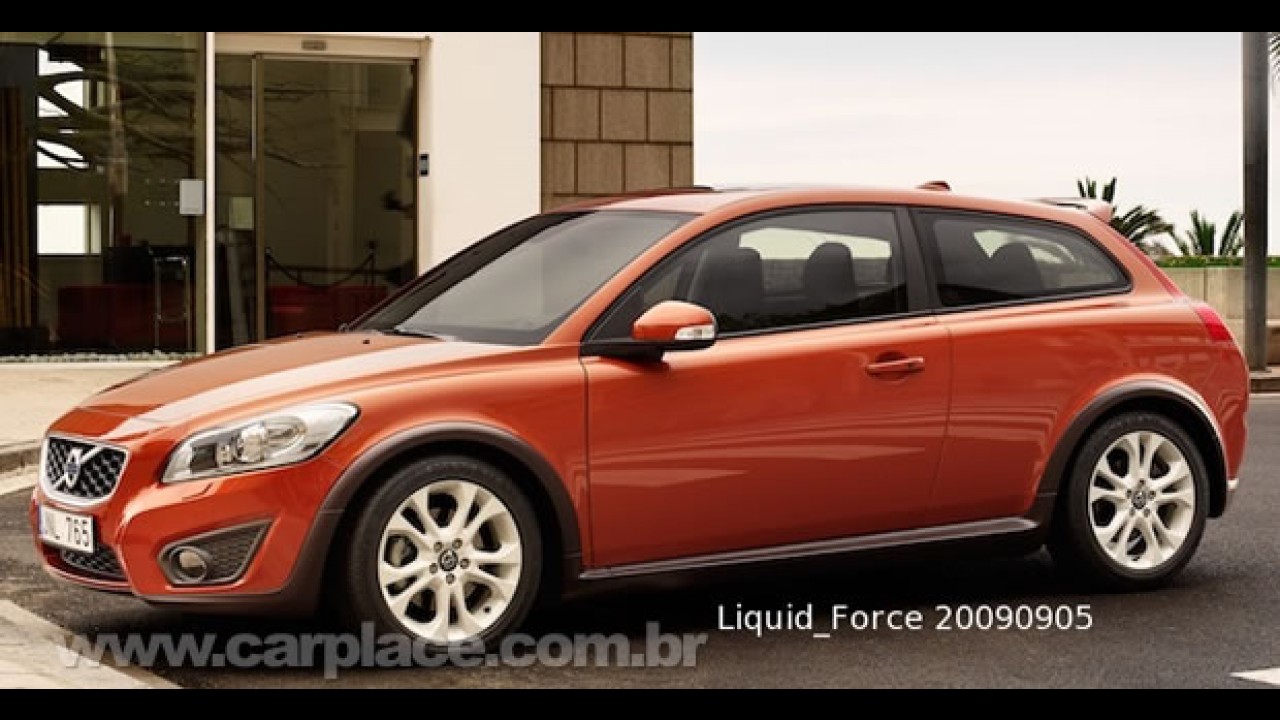 Novo Volvo C30 2010 - Fotos oficiais do modelo reestilizado vazam na internet