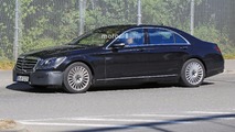 2018 Mercedes S-Class facelift spy photo