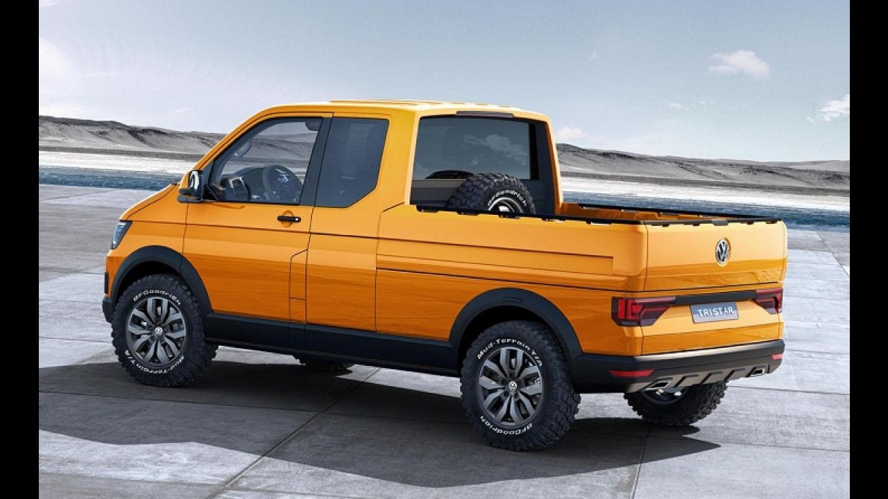 Bisneta da Kombi, VW Transporter vira picape Tristar no Salão de Hannover