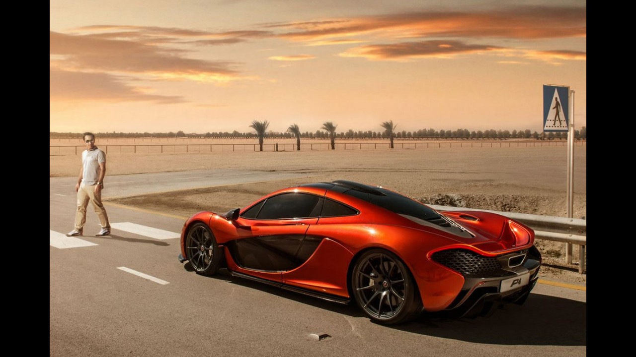 McLaren P1 em belo "ensaio" fotográfico no Bahrein - Veja fotos
