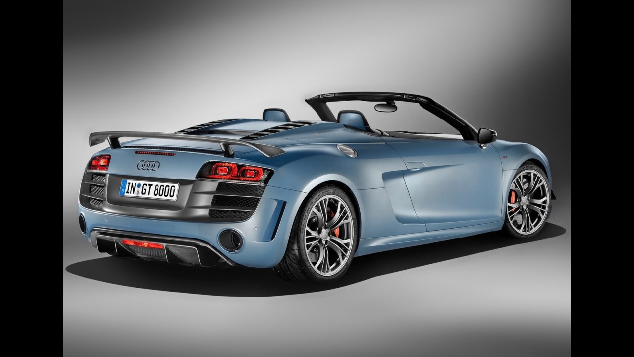 Audi revela oficialmente R8 GT Spyder - Esportivo vai de 0 a 100km/h em 3,8 s