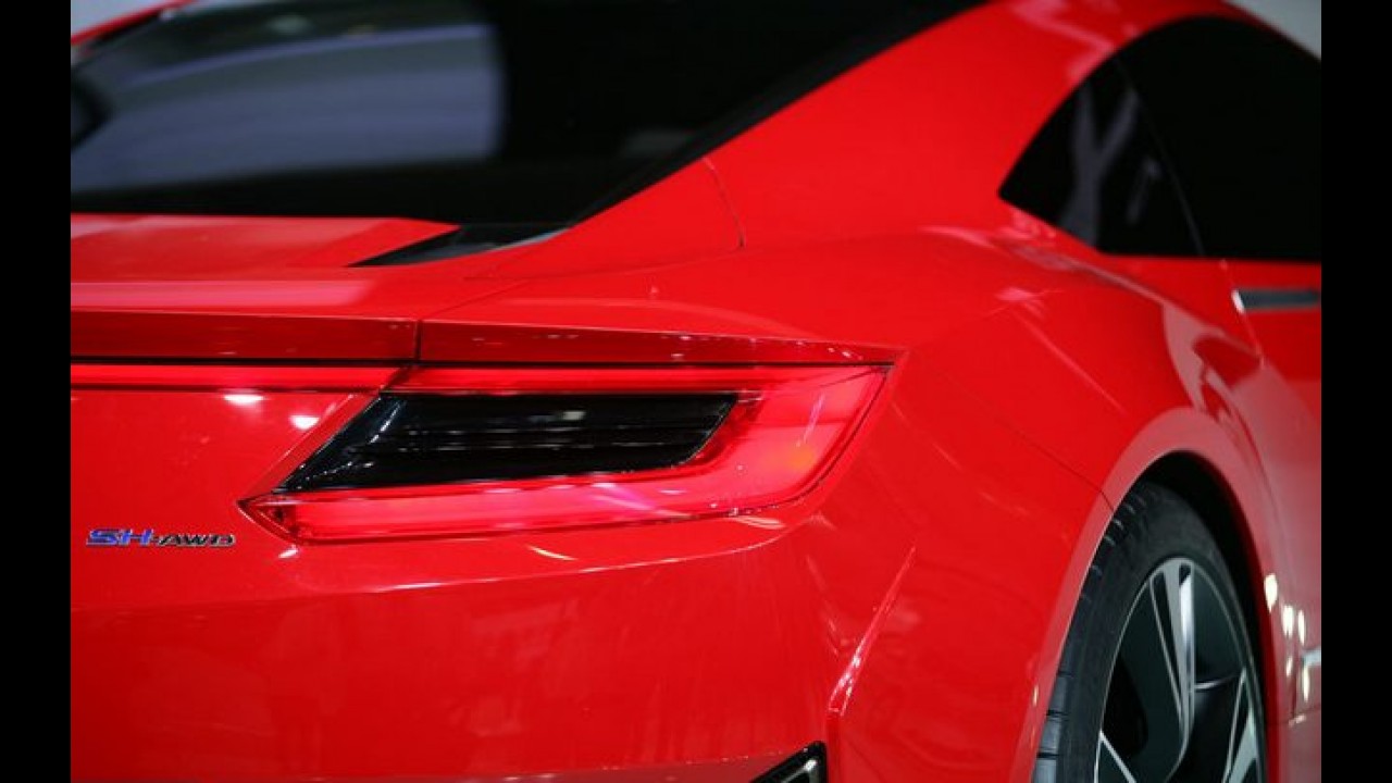 Salão de Pequim: Acura NSX Concept ganha cor vermelha na China