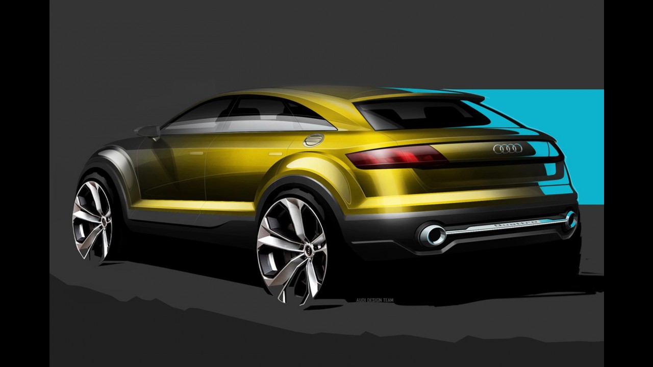 Salão de Pequim: Audi divulga esboços do inédito crossover Q4