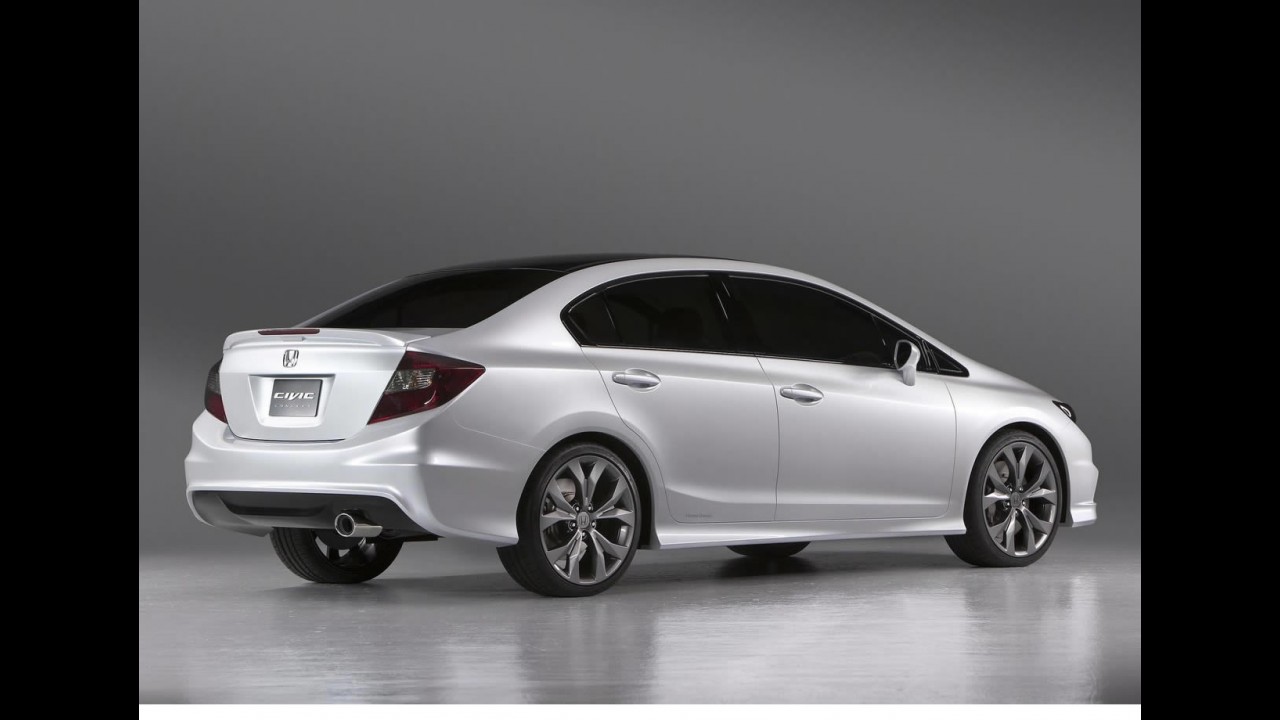 Novo Honda Civic 2012 é apresentado em Detroit disfarçado de conceito - Veja fotos