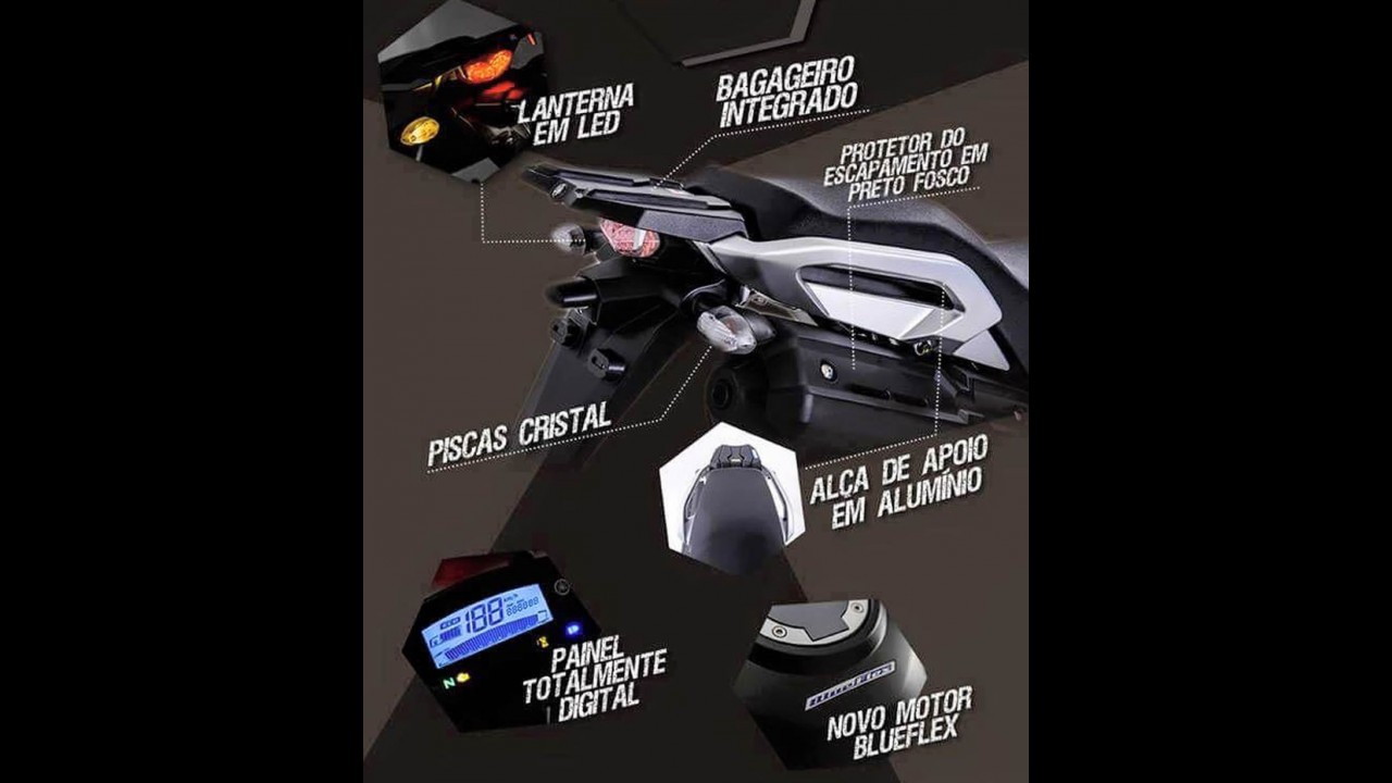 Imagens de catálogo revelam a nova Yamaha Ténéré 250 BlueFlex 2016