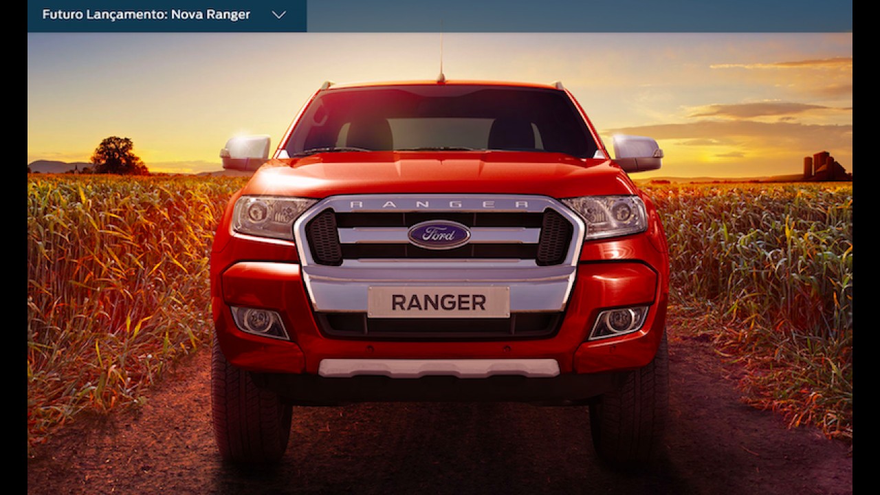 Lançamento breve: nova Ranger 2016 ganha página exclusiva no site da Ford