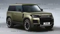 2020 Model 3 Kapılı Land Rover Defender'ın Hayali Tasarımı (Render)