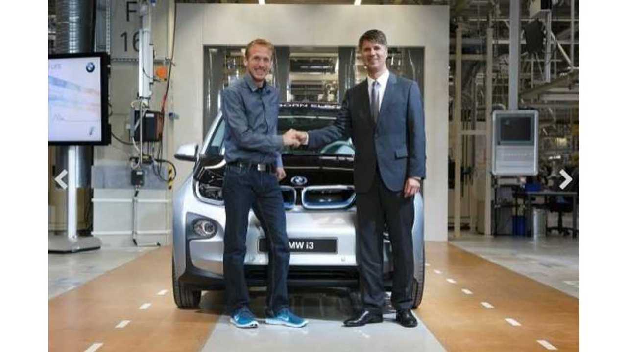 German Marathon Runner Gets First Production BMW i3