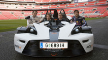 KTM X-Bow with Priaulx, Button, Coulthard, Webber