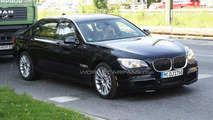 BMW 7-Series F01 M-sport package spy photo