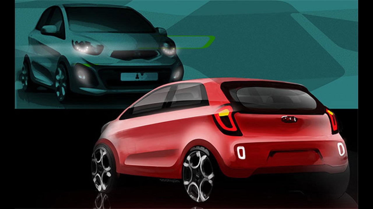 Novo Kia Picanto 2012 - Marca divulga esboço da nova geração