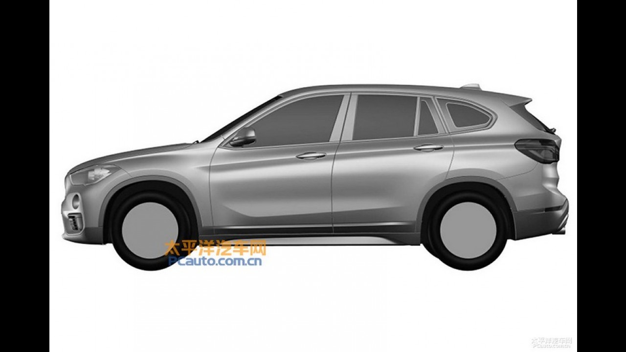 Novo BMW X1 em versão "esticada" aparece em imagens de patente