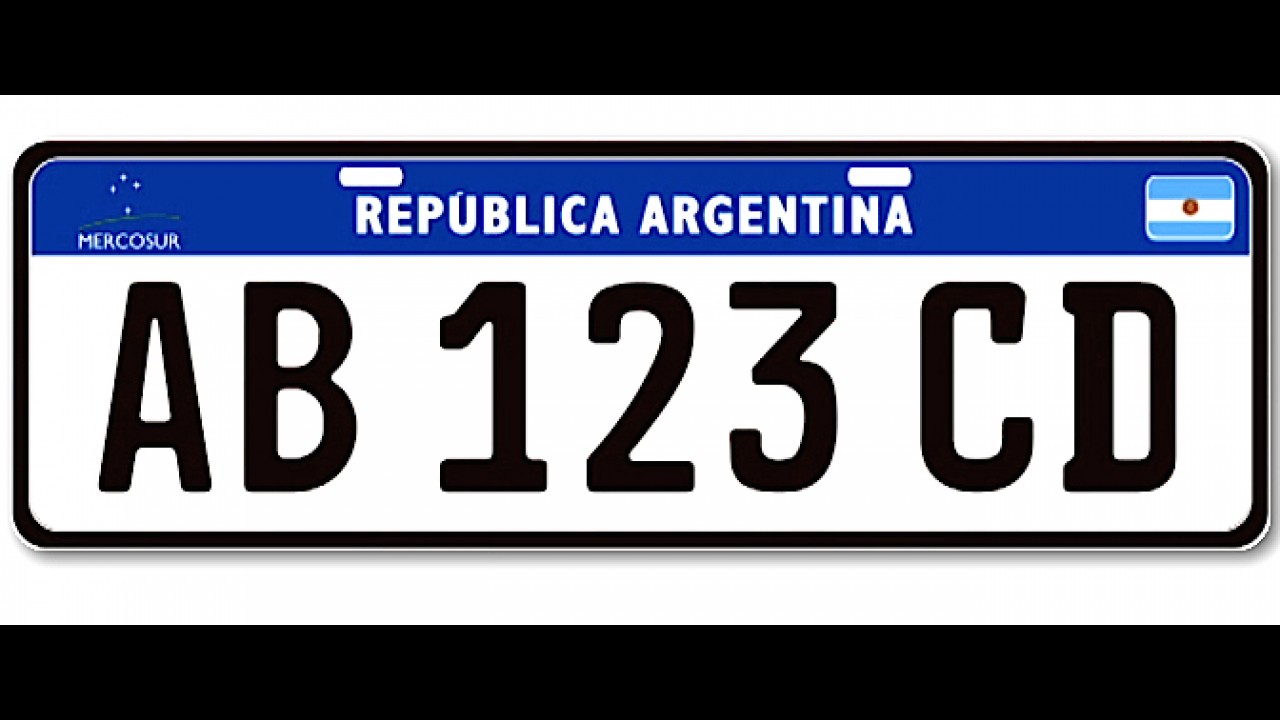 Mercosul aprova modelo único de placa que entra em vigor em 2016