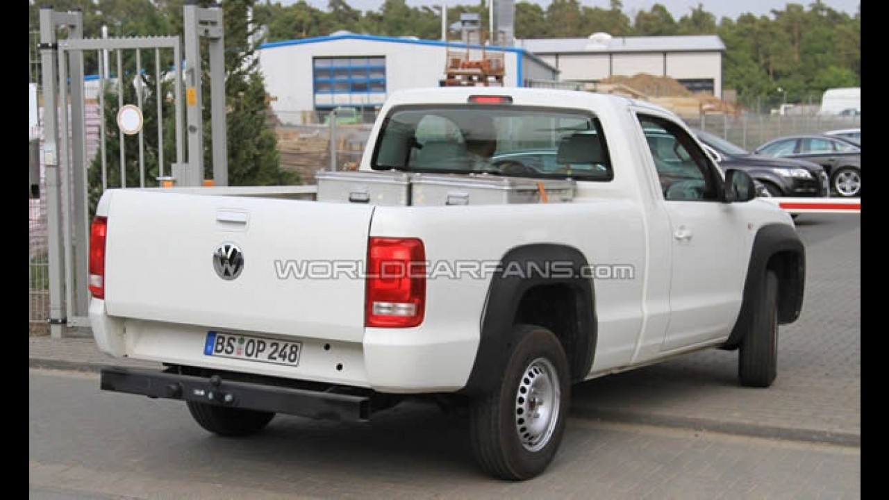 VW Amarok de cabine simples aparece novamente