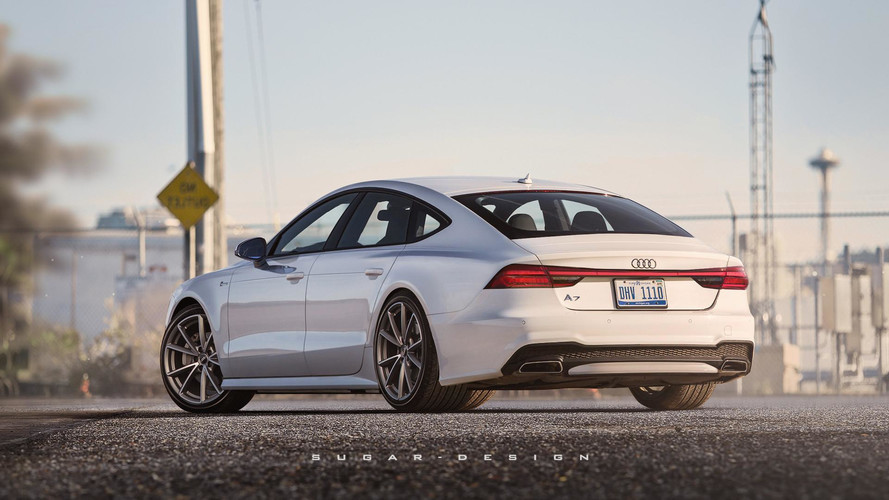 Audi A7 illustrations