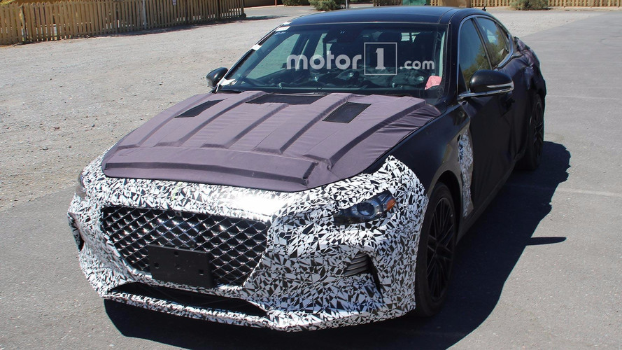 2018 Genesis G70 Spy Pics