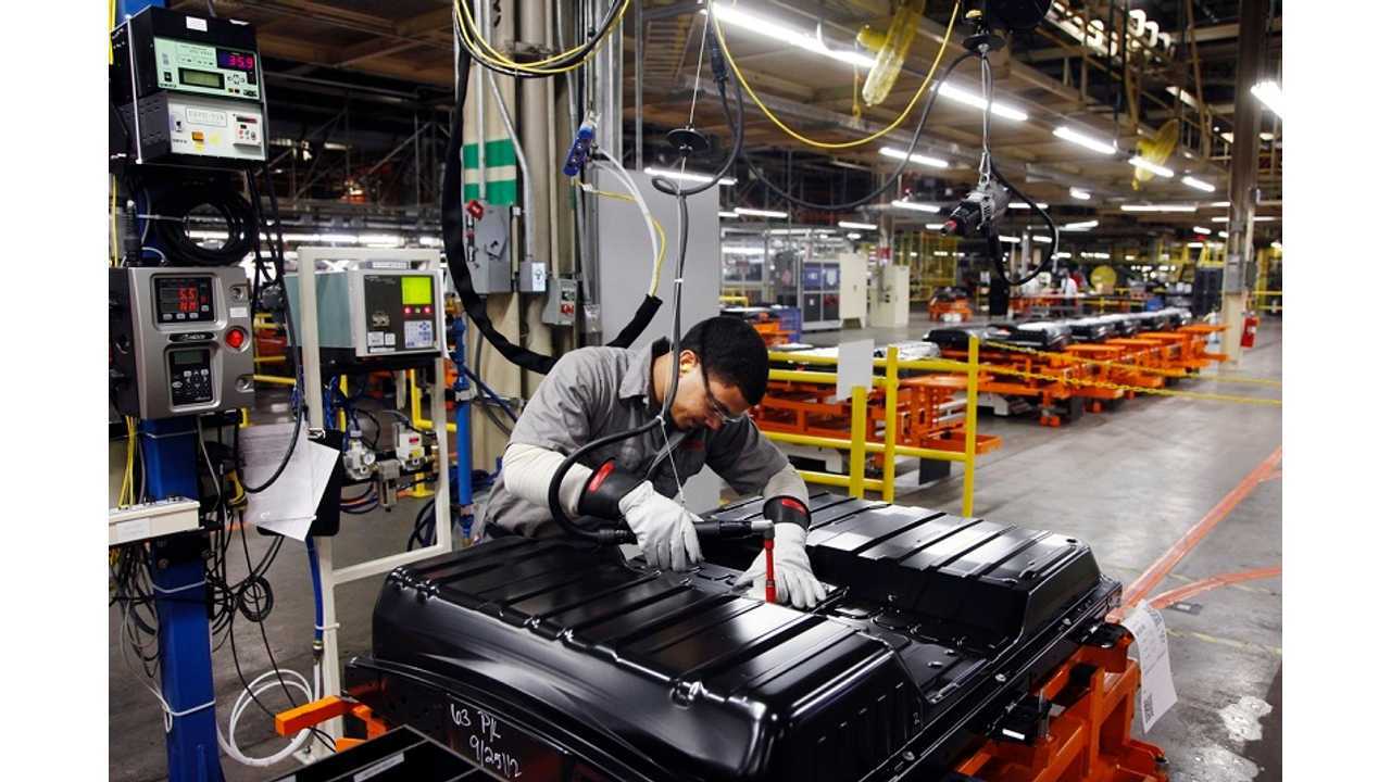 LEAF Battery Pack Gets Assembled In Tennessee