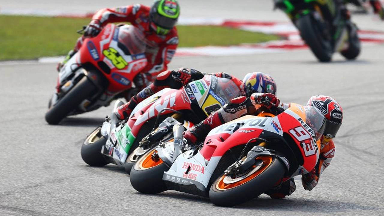 Marquez being Marquez. (Photo courtesy Honda Racing Corporation.)