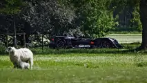 Autonomes Robocar beim Goodwood Hill Climb