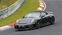 Porsche 911 Speedster Uncovered Spy Photos