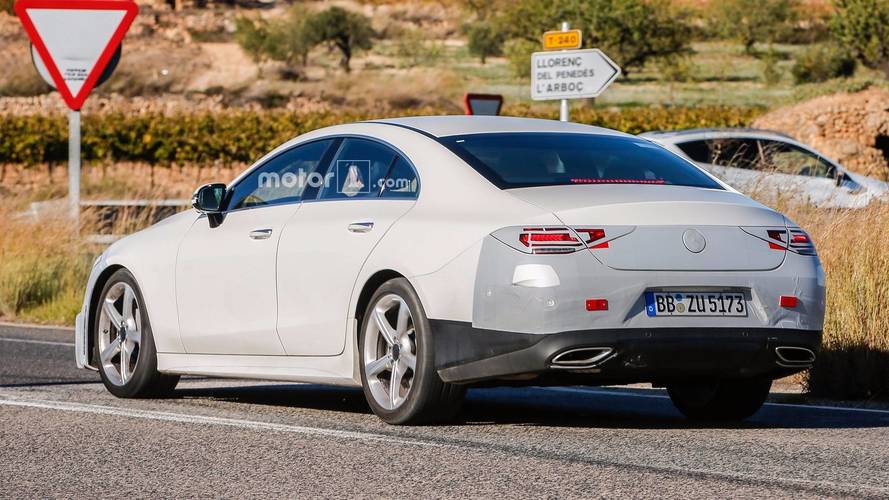 2018 Mercedes CLS az kamuflajlı casus fotoğrafları