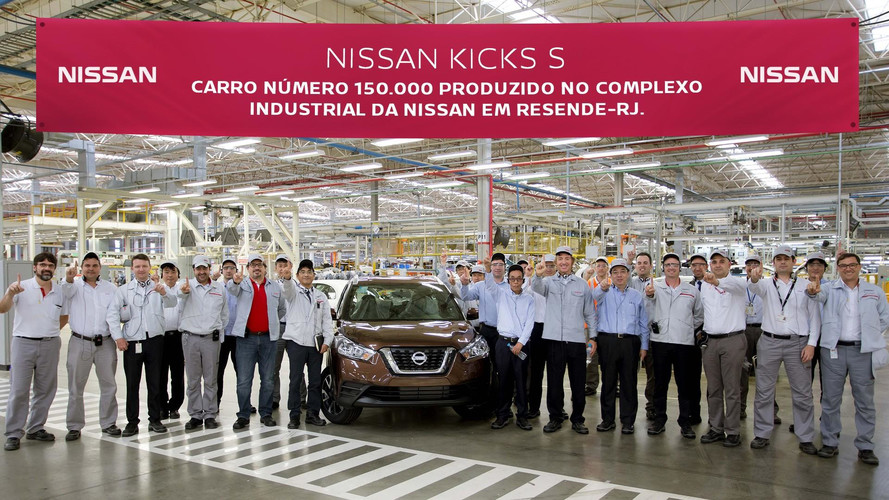 Nissan atinge marca de 150 mil carros produzidos em Resende (RJ)