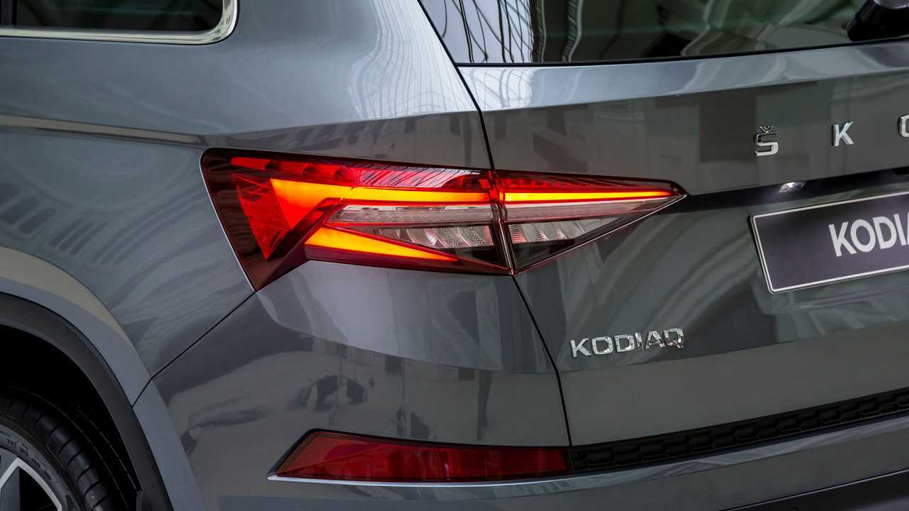 Обновленный кроссовер Skoda Kodiaq, фонарь