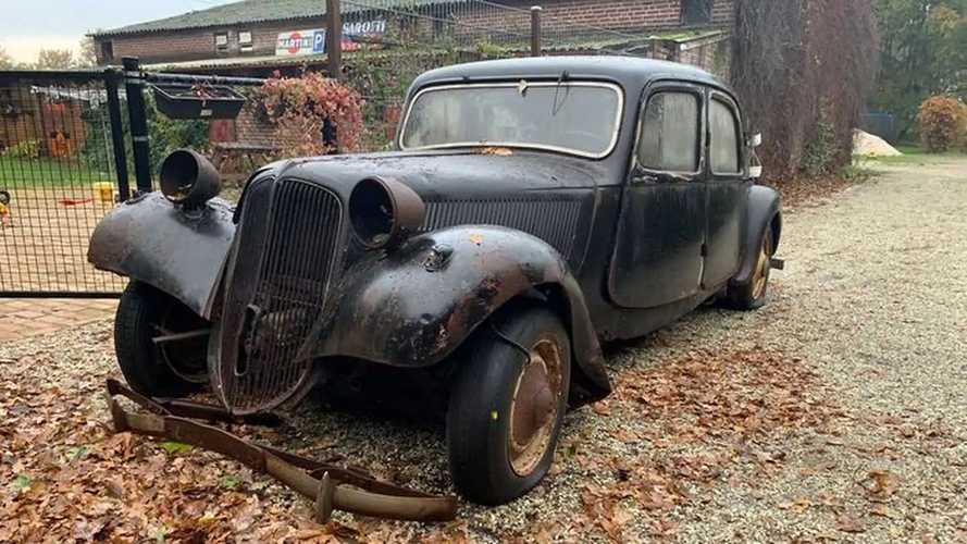 Szerelőknek megfelelő hobbiprojekt lehet ez a ramaty állapotban lévő 1949-es Citroën