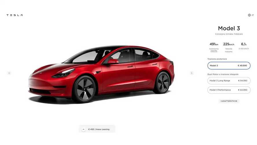 Tesla "cambia" la Model 3: nuovo nome e più autonomia (ma meno scatto)