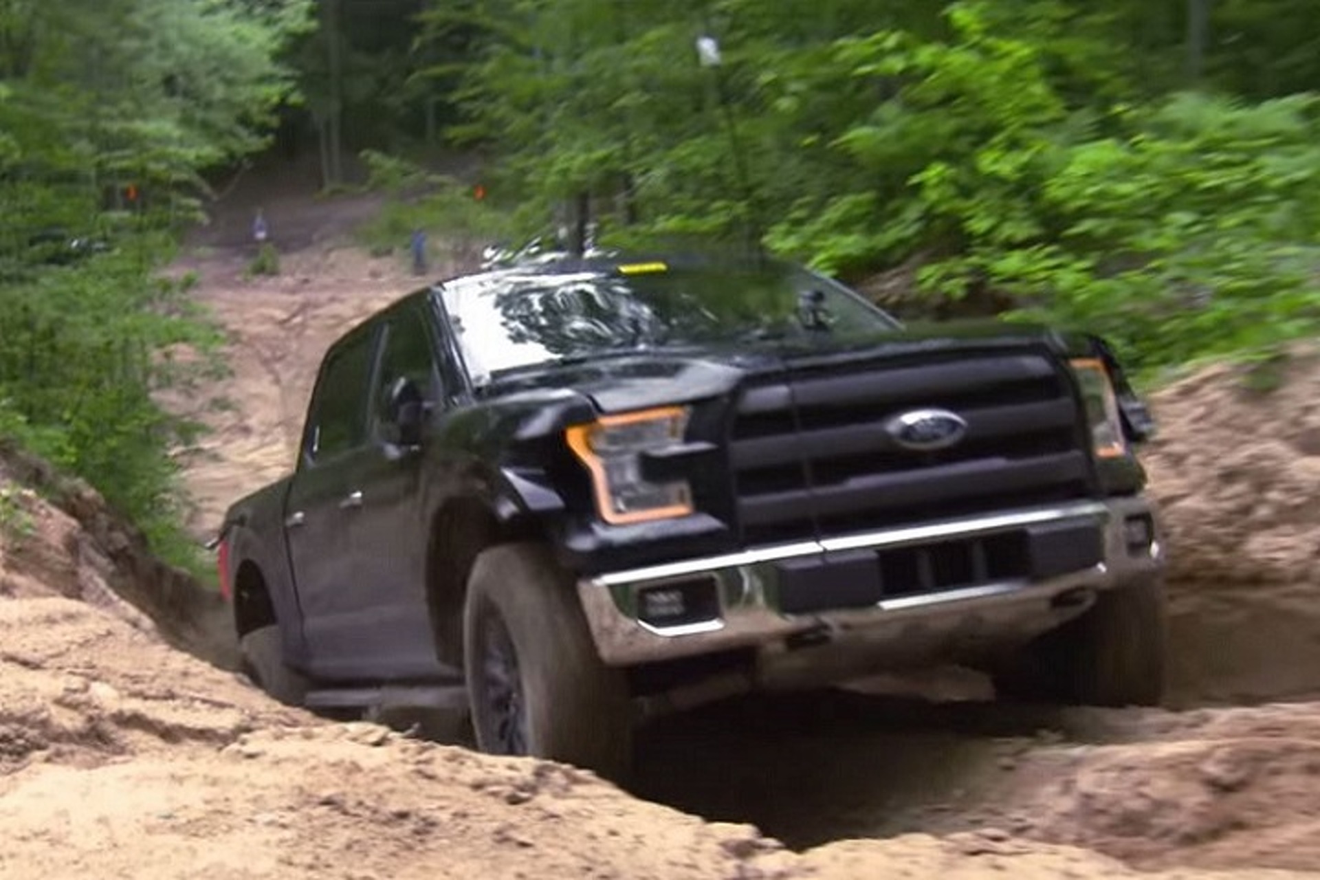 Watch A Ford Raptor Mule Tear Up A Michigan Forest
