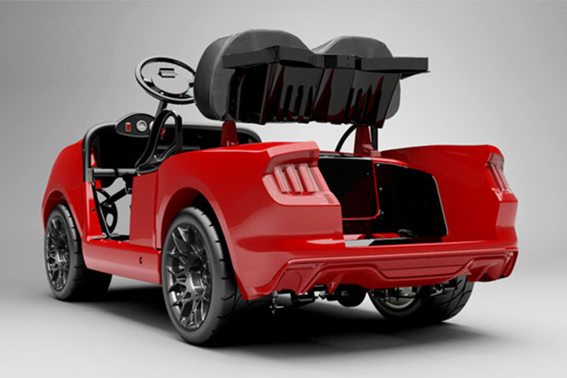 2015 Mustang Golf Cart Costs Almost As Much As a Regular Mustang