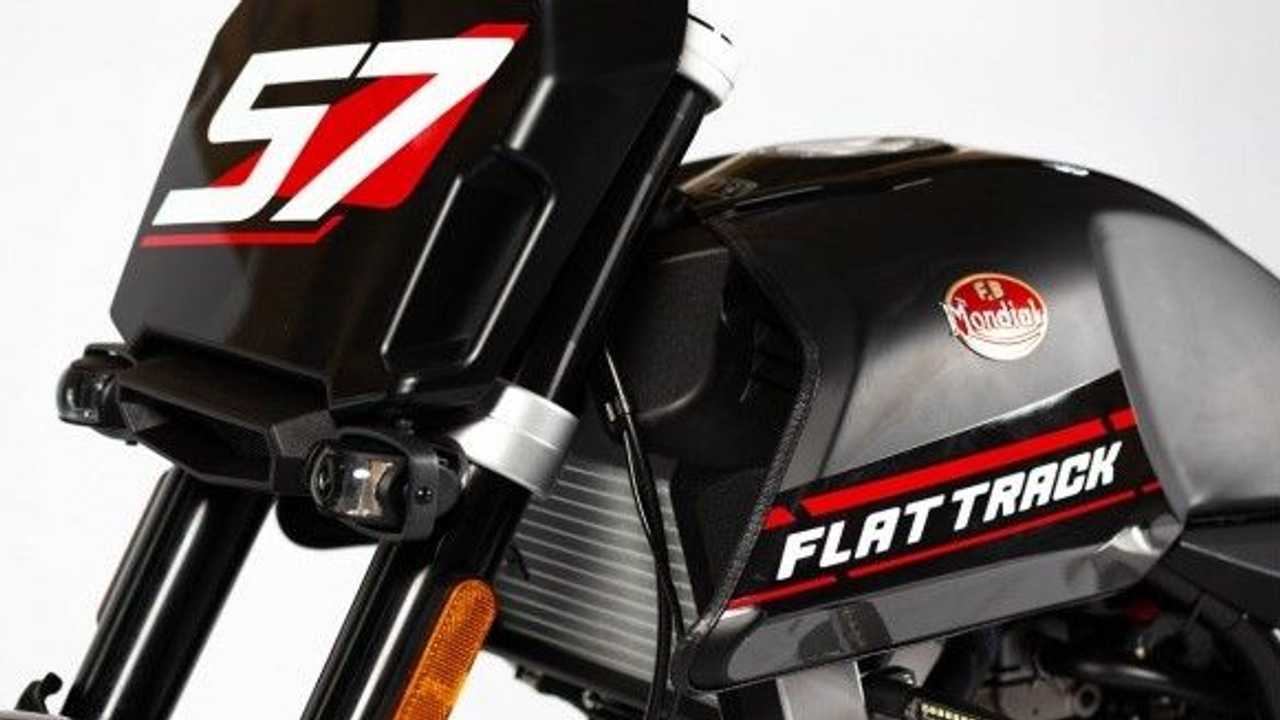 2020 FB Mondial Flat Track 125 - Race Plate