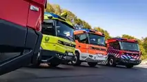 Rosenbauer’s electric fire truck “Revolutionary Technology” (RT)