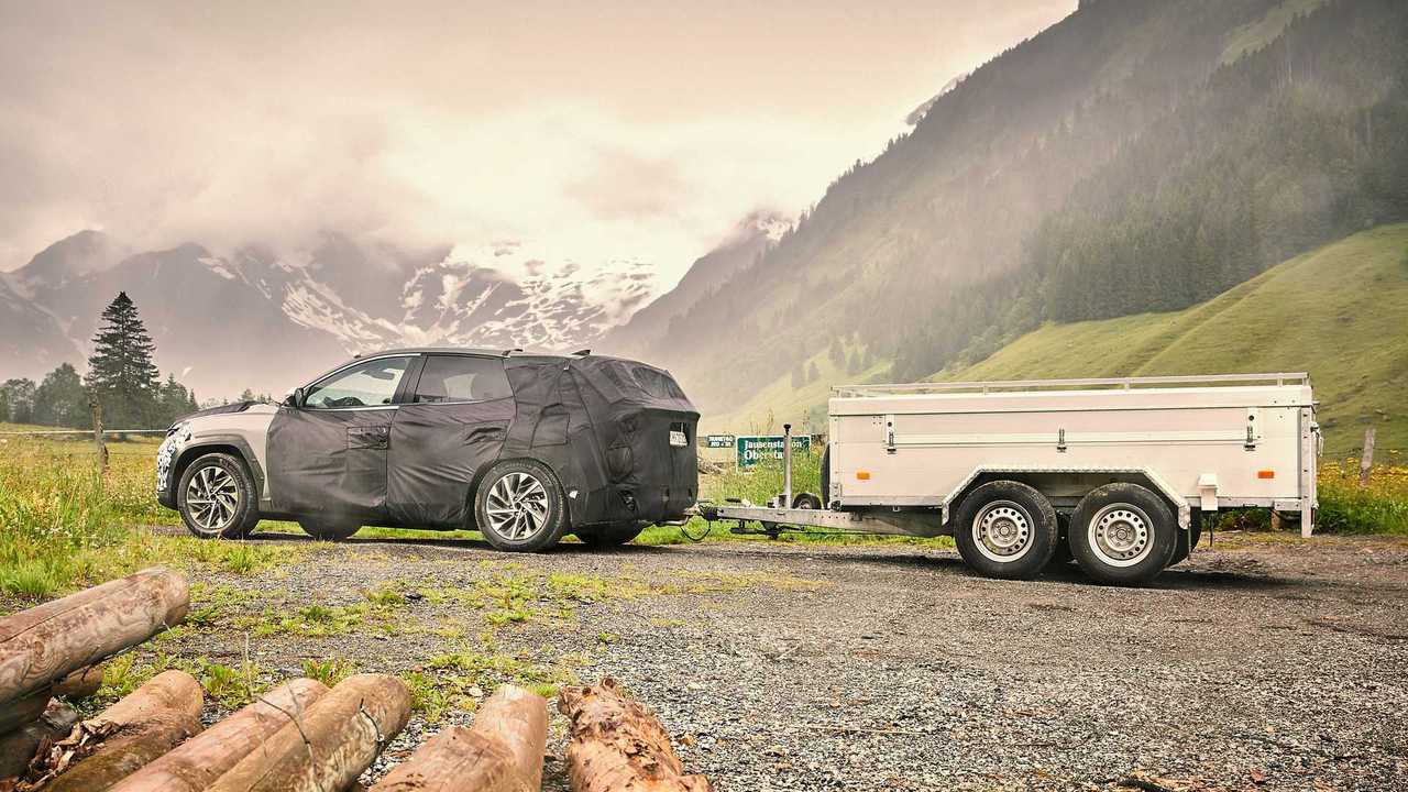 2021 Hyundai Tucson Trailer Oficial de Fotografia Espiã