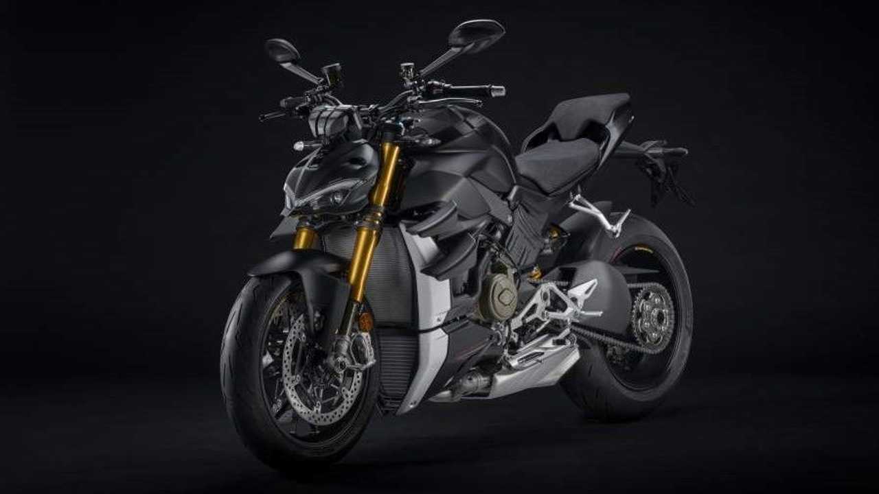 2021 Ducati Streetfighter V4 S Dark Stealth - Front (Left)