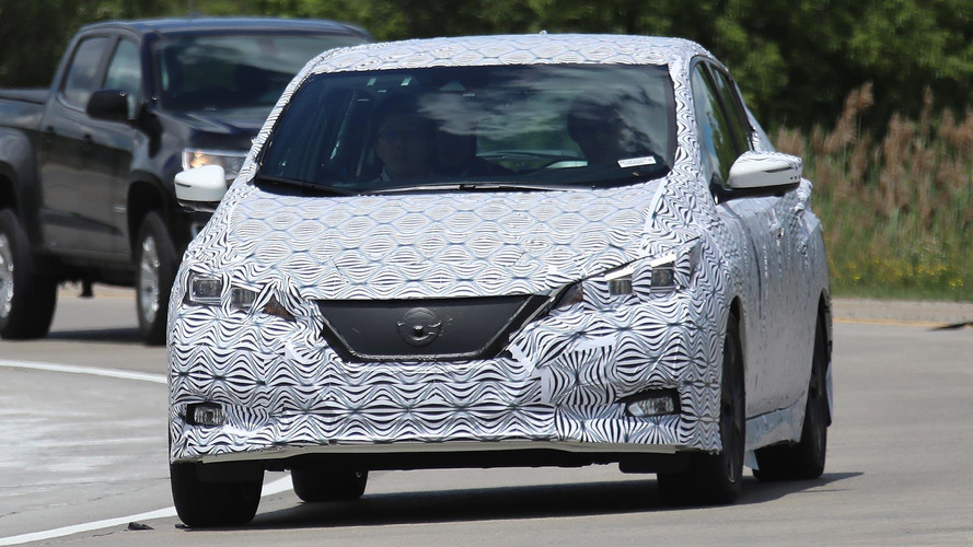 2018 Nissan Leaf spy photos