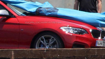 BMW M235i spied undisguised on photo shoot